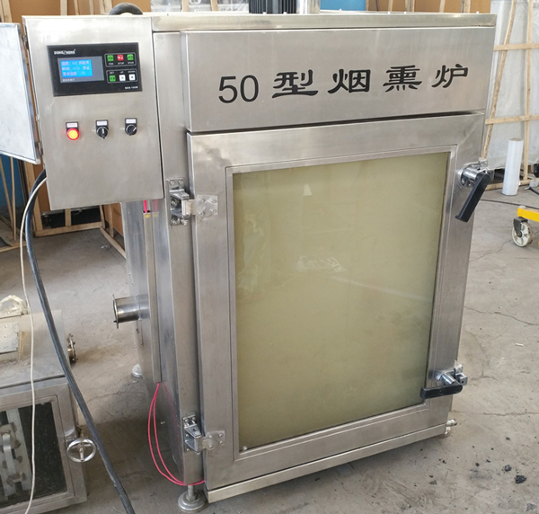 烟熏炉烟熏工作过程中