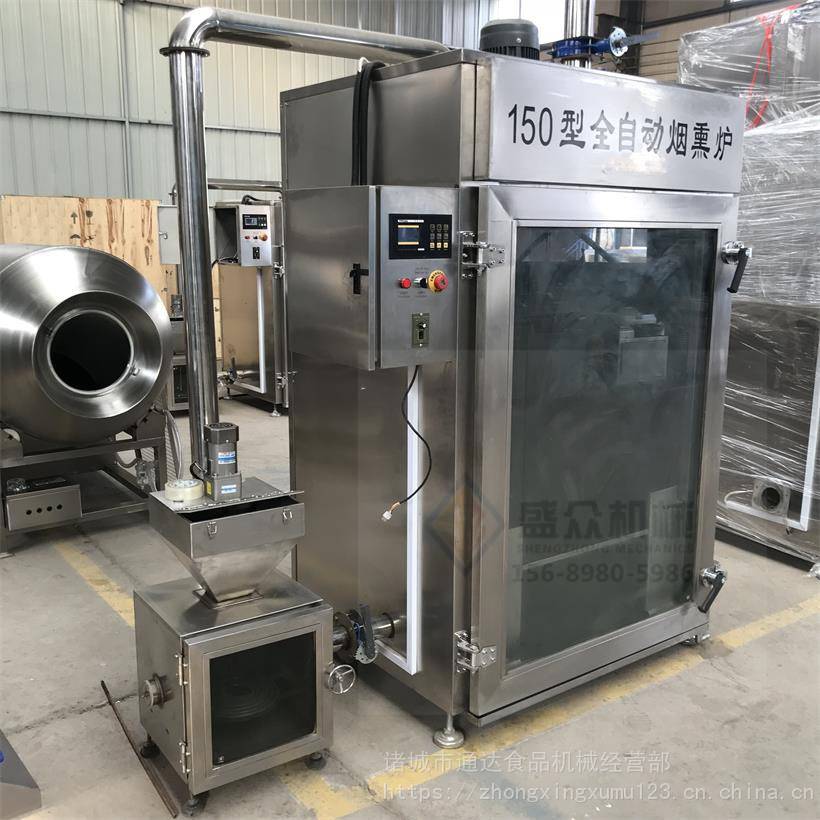 新型节能环保烟熏炉烘烤炉,500型通道式烟熏炉