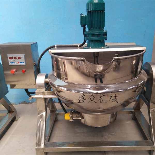 牛肉酱全套设备生产线 牛肉卤煮夹层锅