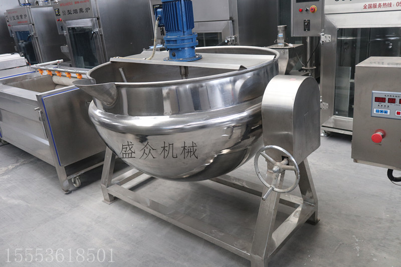 卤肉加工设备 馅料夹层锅