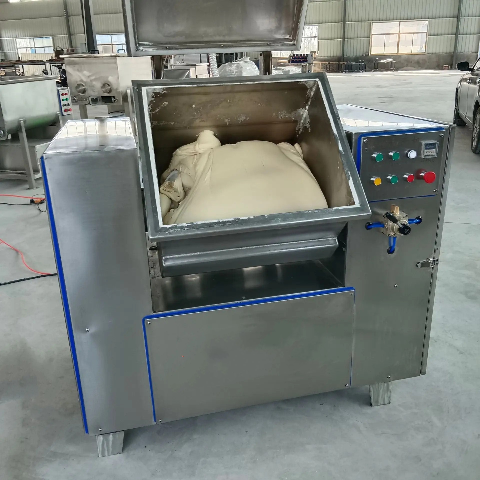 商用馒头真空和面机器源头厂家 整机304不锈钢揉面真空和面机 