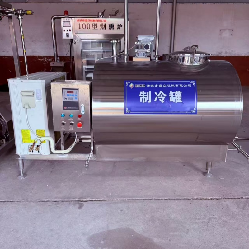 牧场鲜奶制冷罐 巴氏奶加工生产线 全自动牛奶加工设备流水线