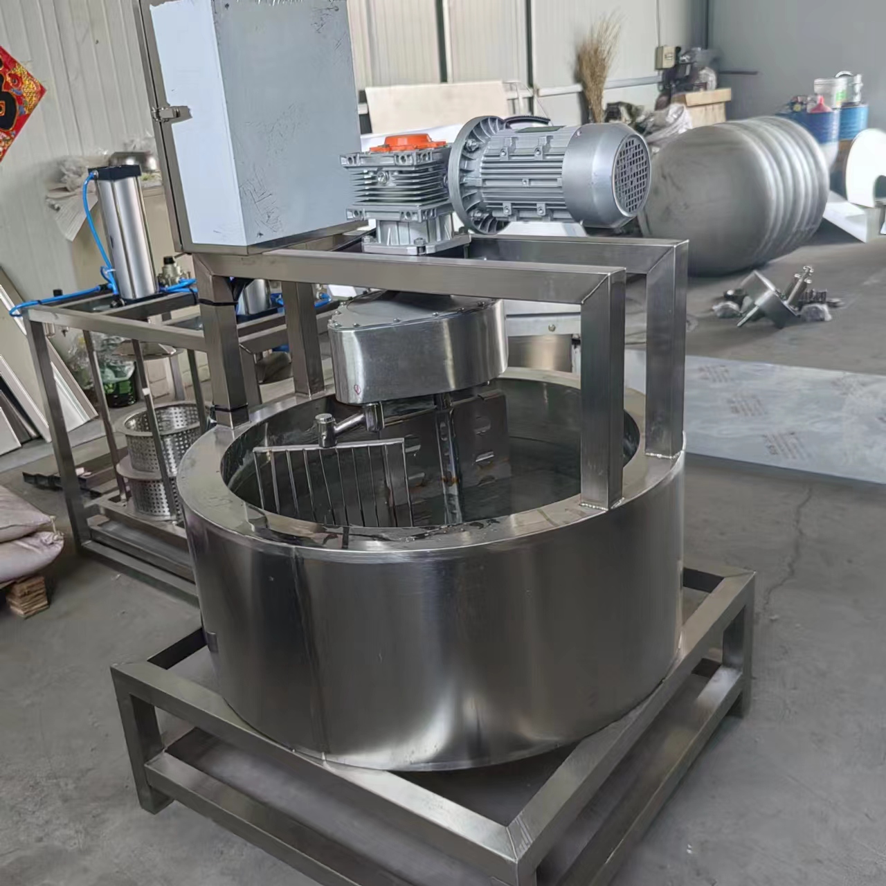 立式行星搅拌奶酪槽 内蒙古传统奶酪发酵设备 干酪凝乳罐